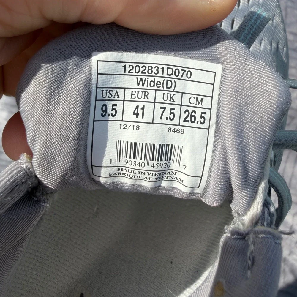 Brooks Glycerin 17 Grey Mint Running Shoes Womens 9.5 Wide D 1202831D070